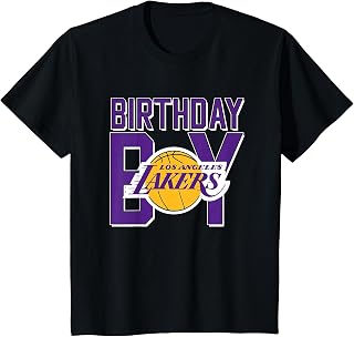 Los Angeles Lakers NBA Birthday Boy Logo Retro Logo T-Shirt