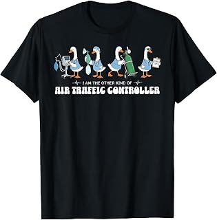 Air Traffic Controller Silly Goose RT Respiratory Therapist T-Shirt