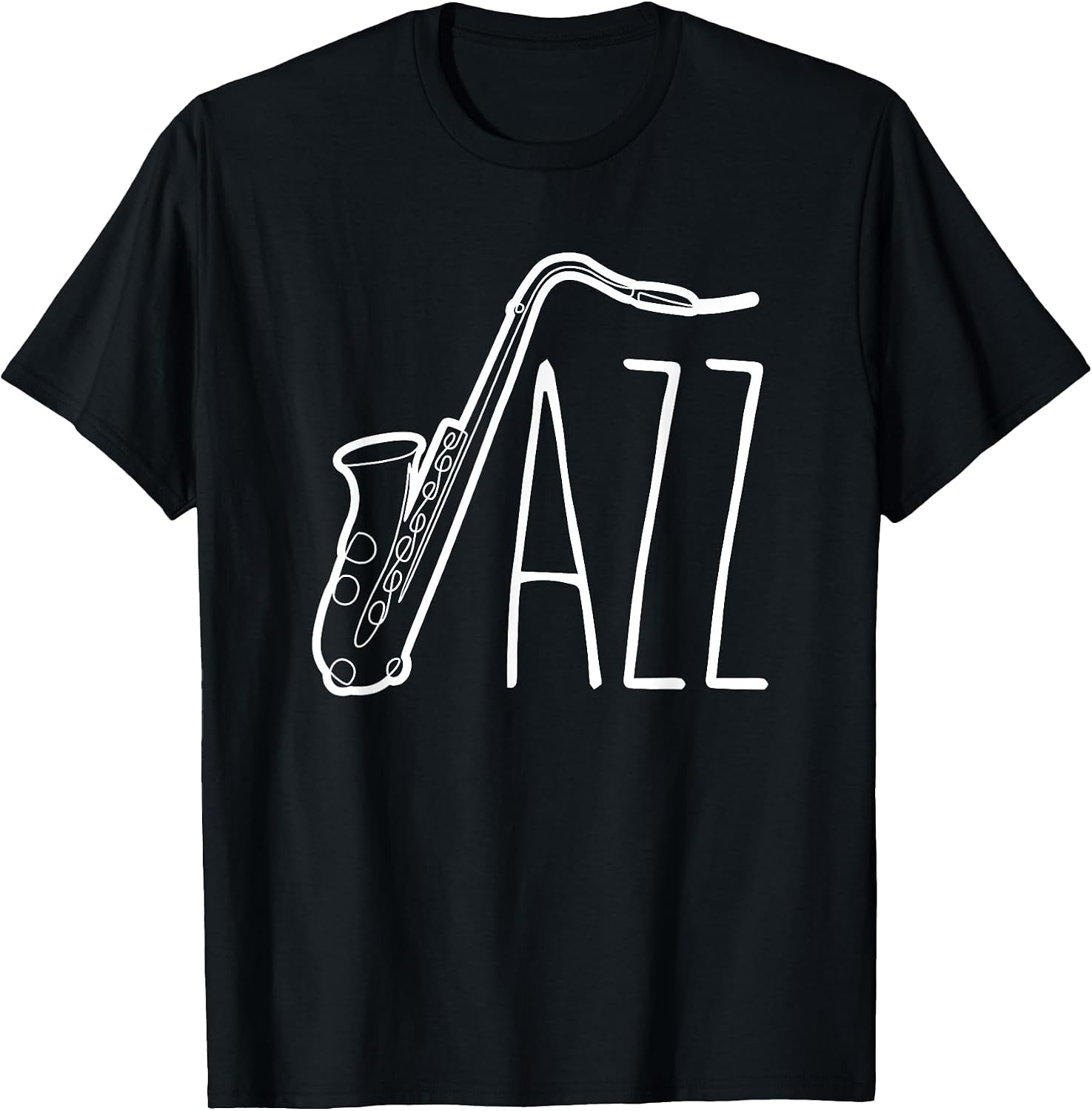 Cool Saxophone For Men Women Jazz Music Band Musician Player T-Shirt