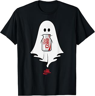 Halloween Diet Coke Ghost Holding Can Of Diet Coke T-Shirt
