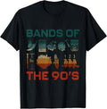 Retro Popular Music Bands of the 90s Vintage 90s Music Lover T-Shirt
