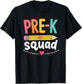 Pre-K Squad Pre-K Team Teacher Boy Girl Crew Back to School T-Shirt
