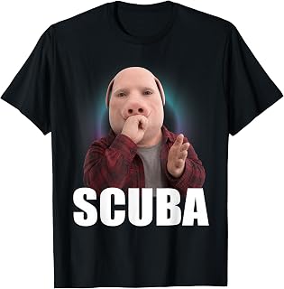 Funny Scuba Dance Meme John Pork BrainRot T-Shirt