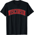 Wisconsin WI Vintage Athletic Sports Design for Men Women T-Shirt