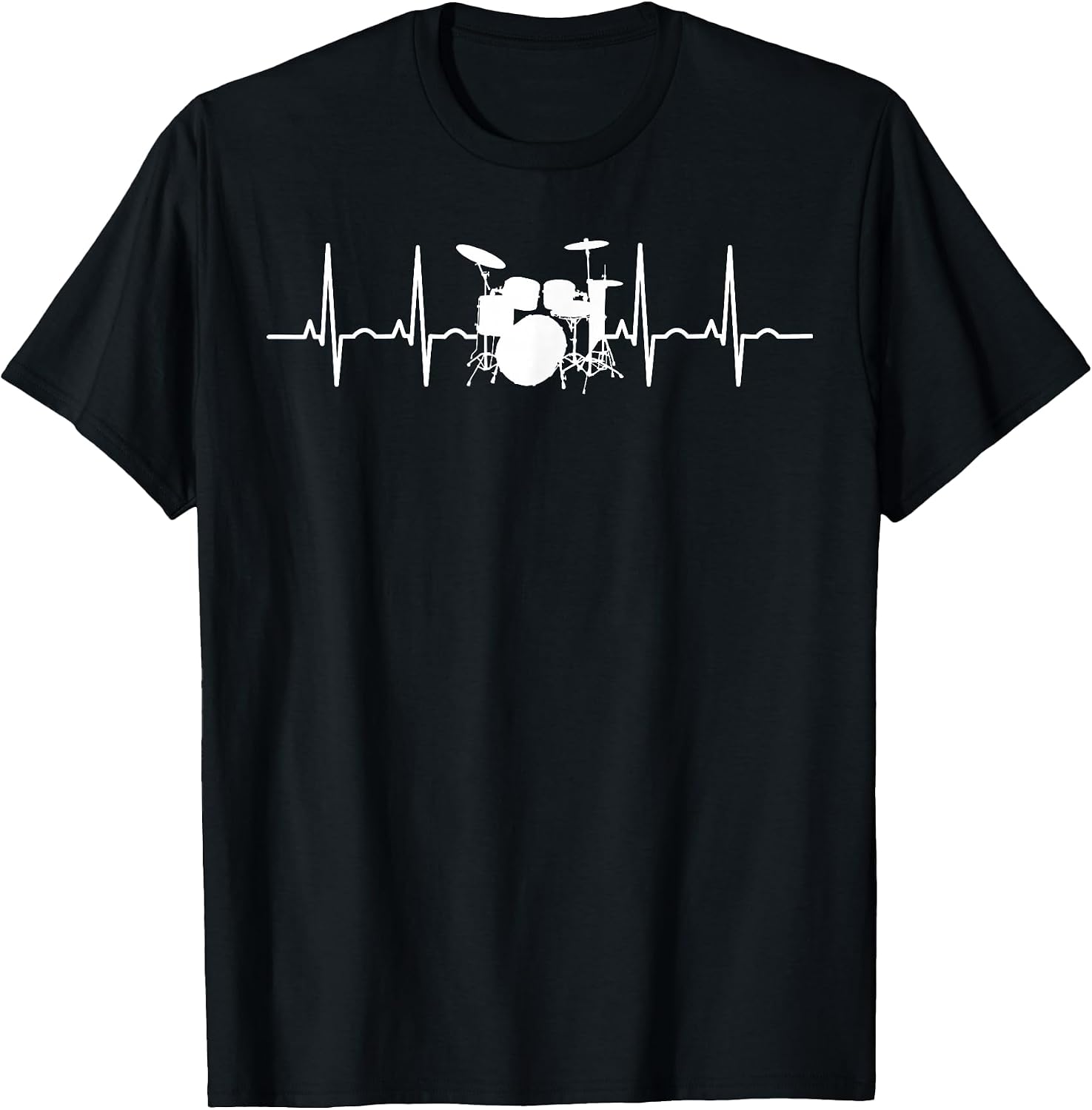 Drummer Heartbeat Drums Player Music Band Heartbeat T-Shirt