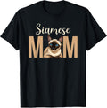 Siamese Cat Mom Siamese Owner Siamese Cat Lover T-Shirt