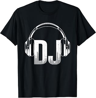 Cool DJ Art for Men Women Disc Jockey Music Producer EDM DJ T-Shirt