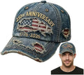 250th Anniversary USA Hat Eagle 250 Year American Anniversary Baseball Cap Adjustable Patriotic Hats