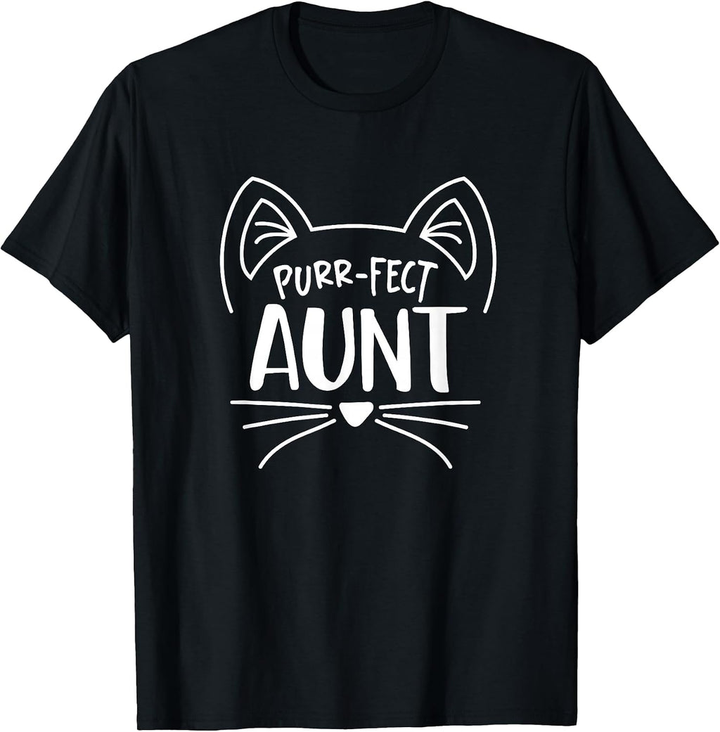 Aunties cat Lovers T-Shirt