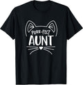 Aunties cat Lovers T-Shirt