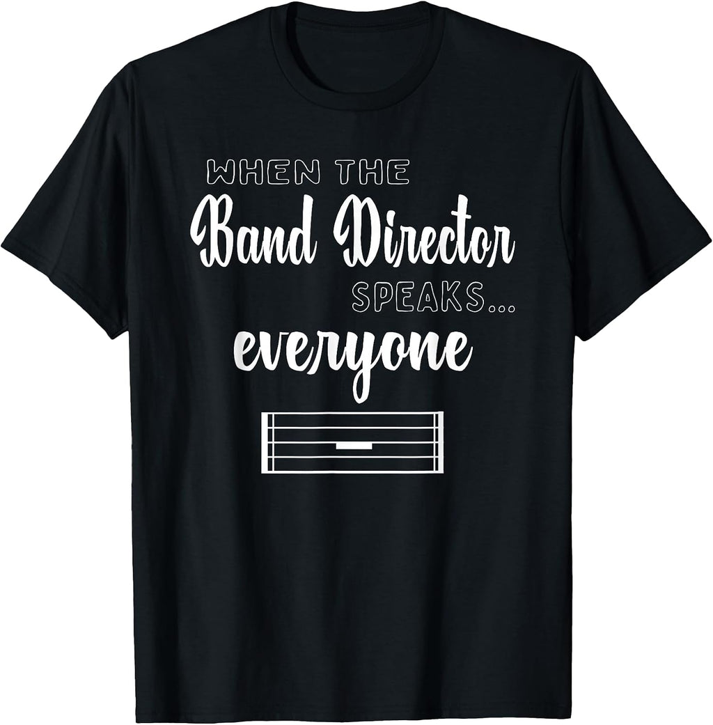 Funny Band Director Shirt Music Teacher Gifts Appreciation T-Shirt