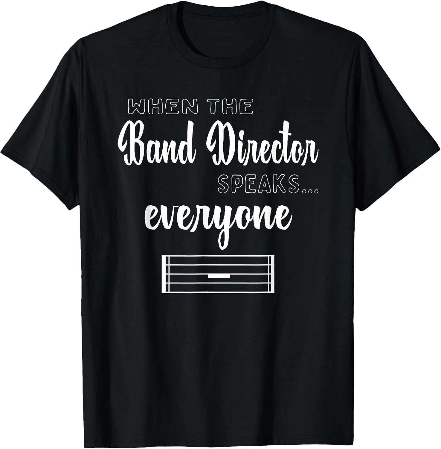 Funny Band Director Shirt Music Teacher Gifts Appreciation T-Shirt
