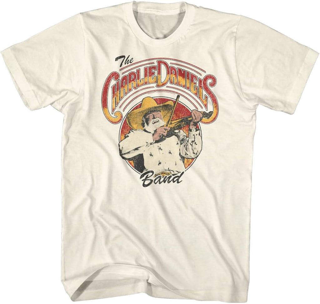 The Charlie Daniels Band T Shirt Logo & Charlie Adult Short Sleeve T Shirts Country Music Vintage Style Graphic Tees