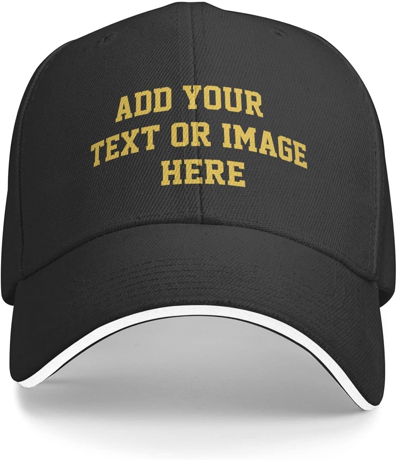 Custom Hats Add Photos/Logo/Text to Design Your Personalized Baseball Cap for Men & Women Adjustable