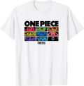 Anime Character Eyes Colorful Pop Art Grid T-Shirt