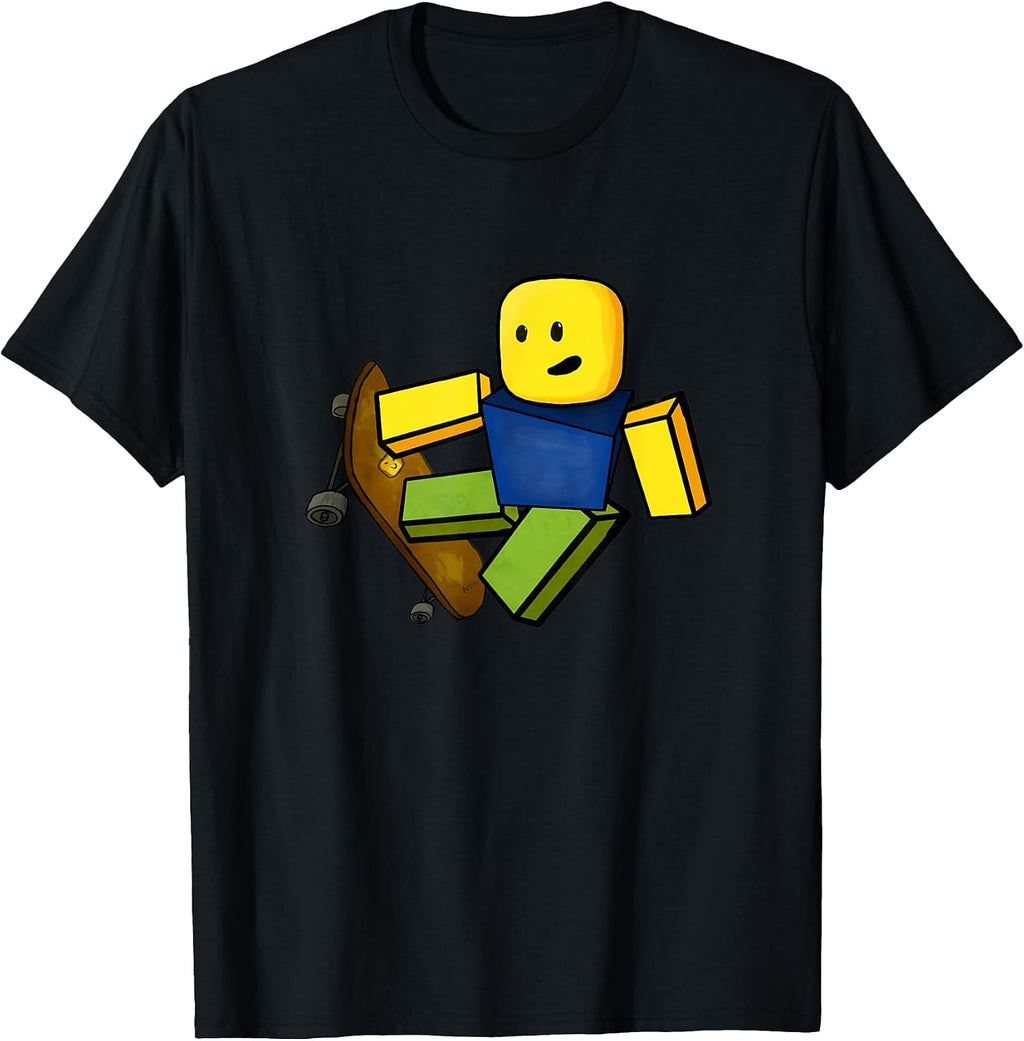 Blox Noob Skater | Funny Meme Gaming Gift for Gamers T-Shirt
