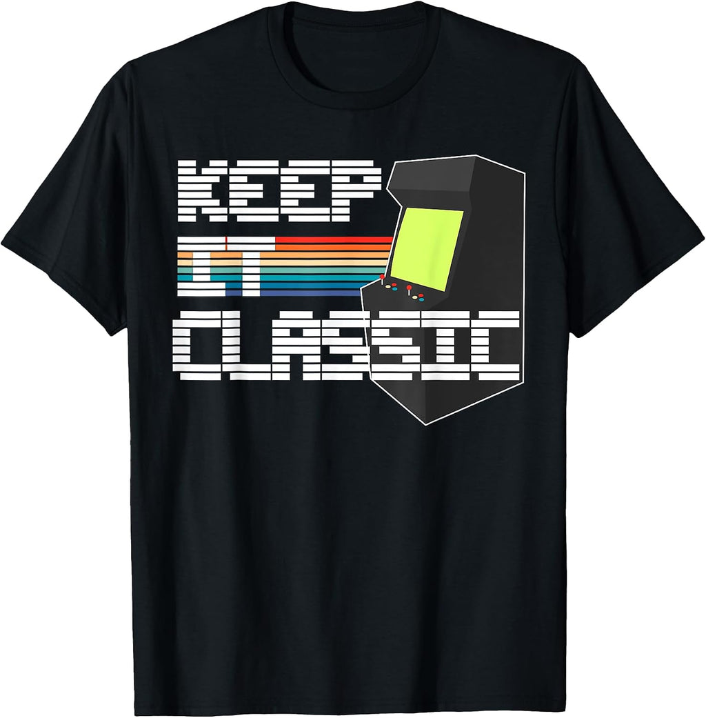 Retro Gamer Vintage Video Game 80s 8-Bit Gaming Classic T-Shirt