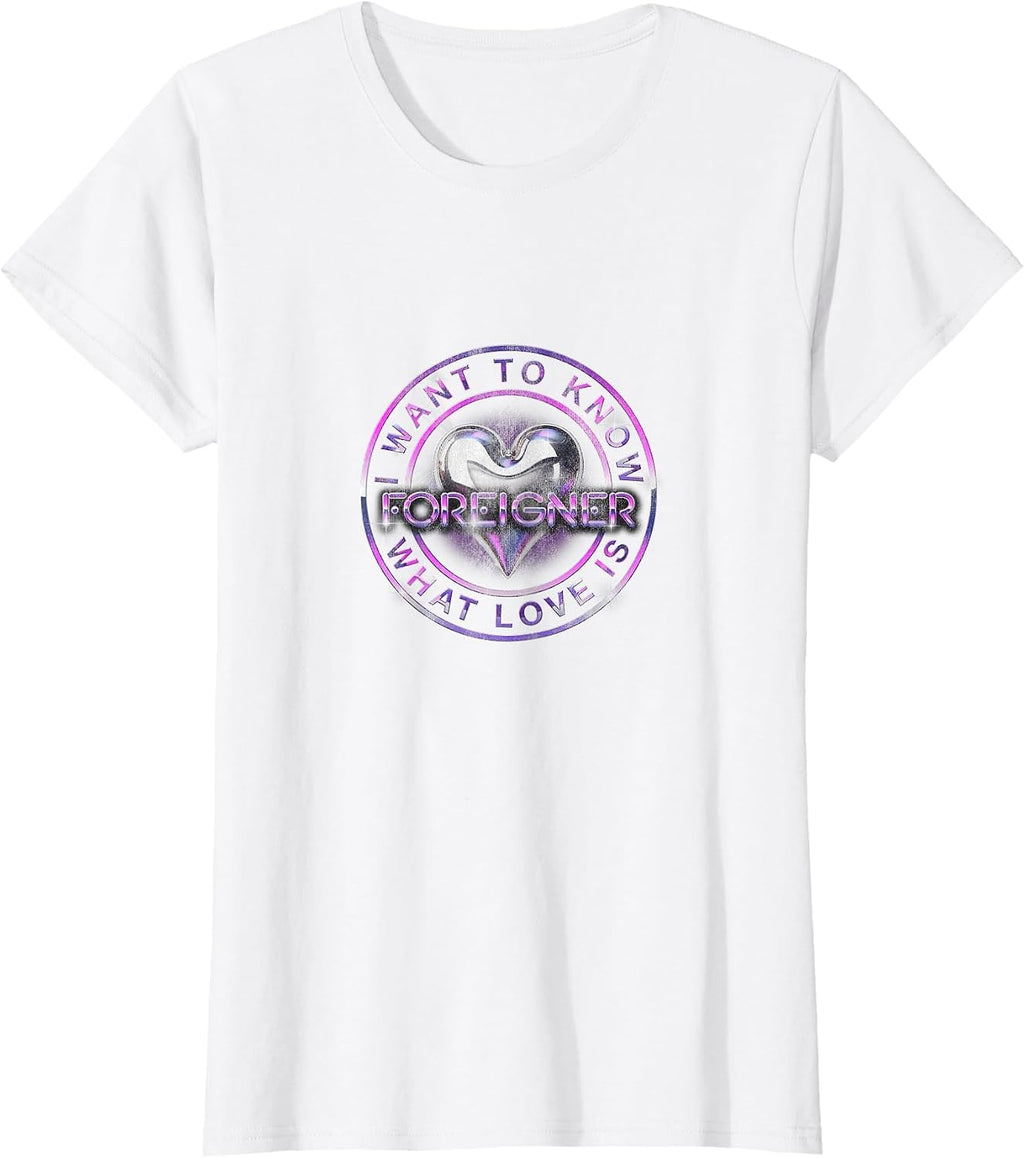 Music Rock Band 'What Love is' American Song Lyric PAPL2681 T-Shirt