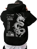 Men's Graphic Quarter Zip Hoodies Casual Long Sleeve Drop Shoulder Sweatshirt Pullover Streetwear Top
