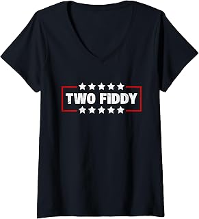 Women's Two Fiddy America 250 V-Neck T-Shirt