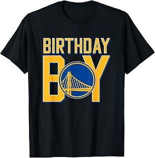 Golden State Warriors NBA Birthday Child Logo T-Shirt