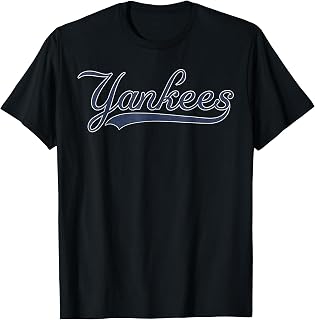 Vintage Yankees Retro Style 70s 80s First Name Personalized T-Shirt