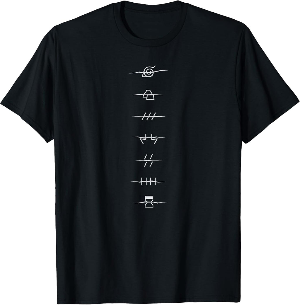 Shippuden Front Back Anti-Village Anime T-Shirt