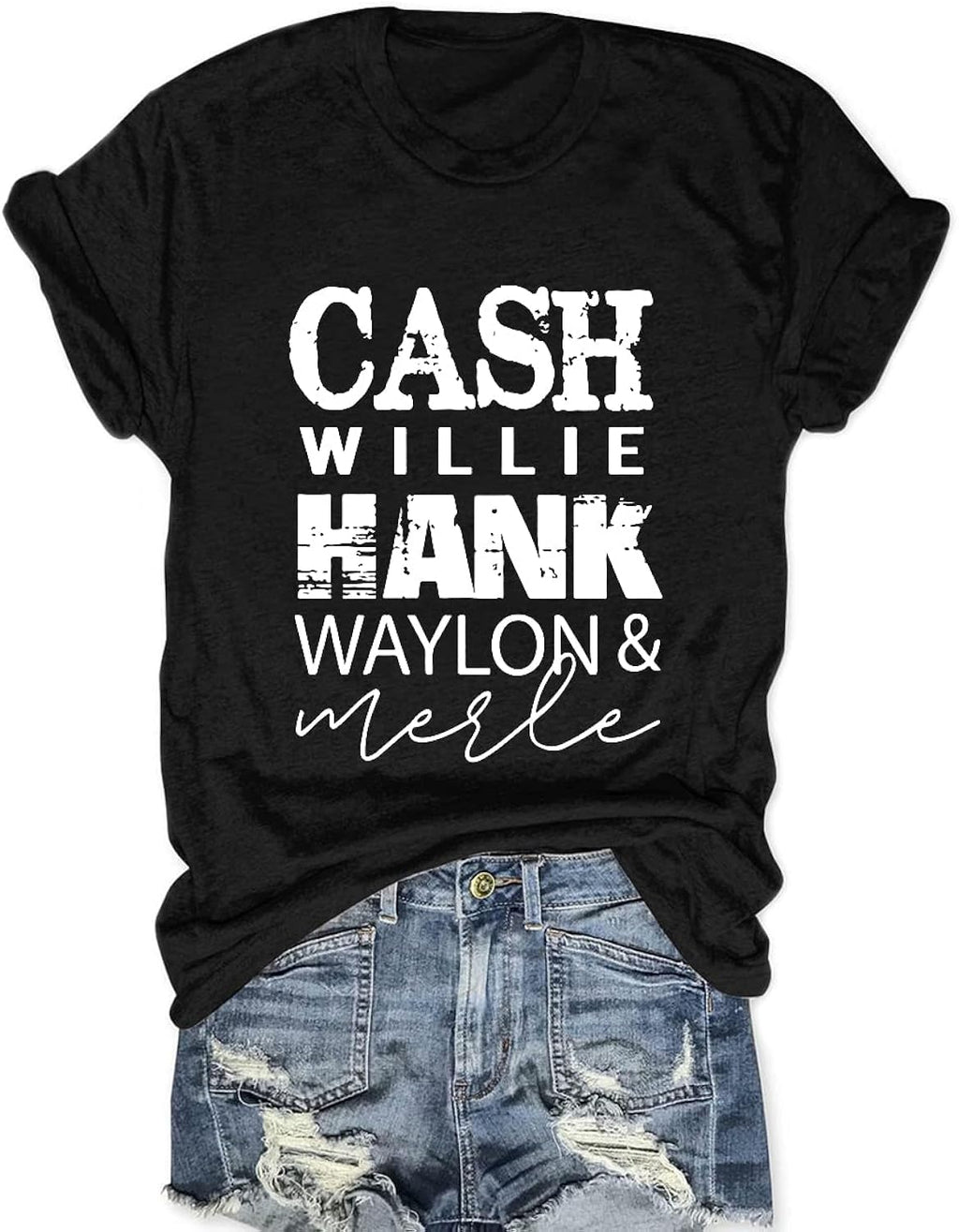 Women Rock Band T Shirt Vintage Country Music Shirt Concert Outfit Short Sleeve Tops
