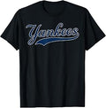 Yankees Vintage Retro Style Tee, Classic 70s & 80s Yankees T-Shirt