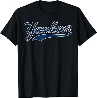 Yankees Vintage Retro Style Tee, Classic 70s & 80s Yankees T-Shirt