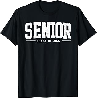 Senior Class of 2027 Graduate Student Graduation T-Shirt