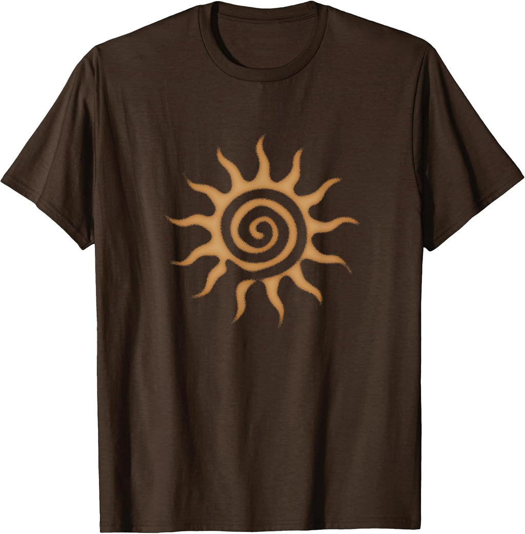 Spiral Sun Fairy Grunge Hippie Goblin Vintage Graphic T-Shirt