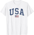American Flag USA United States of America US 4th of July T-Shirt