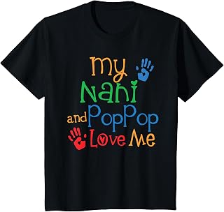 My Nani and Poppop Love Me Grandchild T-Shirt
