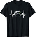 Heartbeat Gaming Console Gamepad Gamer T-Shirt