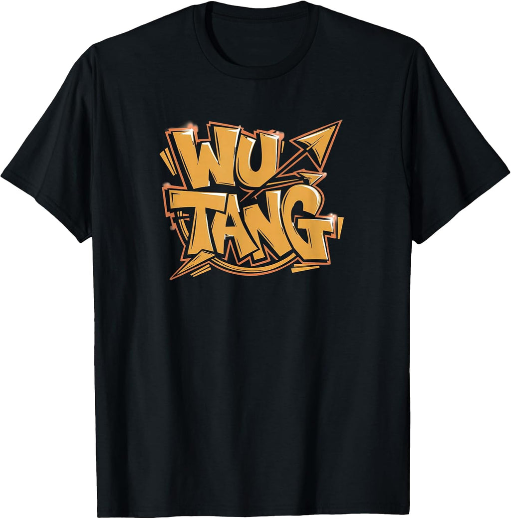 Black Hip Hop Hoodies Trendy Rapper Cool Graphic T-Shirt