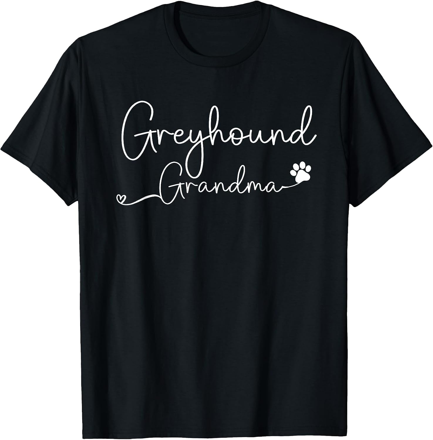 Greyhound Grandma Design Greyhound Dog Lovers T-Shirt for Men Women Kids