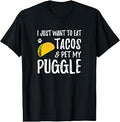 Taco Lover Puggle Shirt for Cinco de Mayo Dog Mom or Dog Dad T-Shirt
