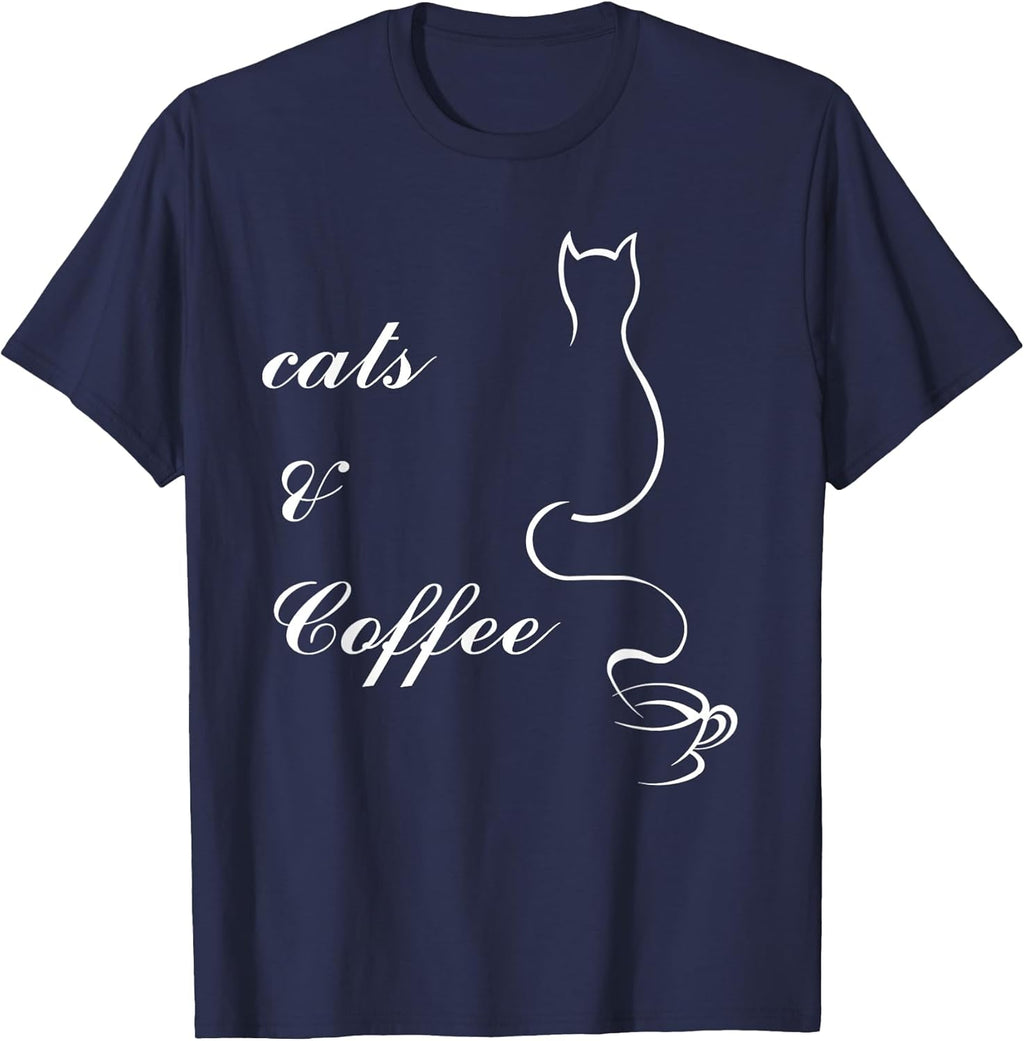 Cute Cats and Coffee T-Shirt