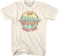Styx Circle 1978 World Concert Tour Music American Rock Band Adult T-Shirt 70s Graphic Tee
