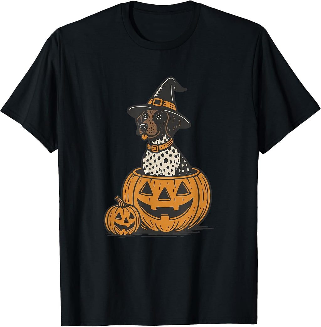 German Shorthaired Pointer Halloween GSP Dog Mom Dog Lover T-Shirt