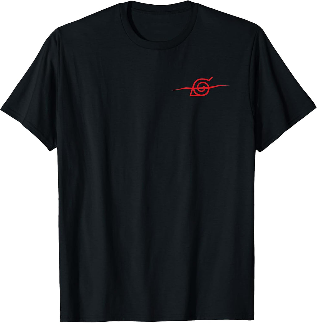 Shippuden Anti Leaf Cloud Front and Back Anime T-Shirt