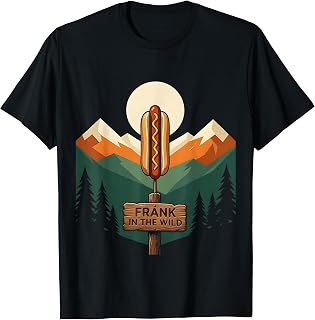 Frank In The Wild Mountain Wilderness Design T-Shirt