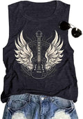 Womens Tank Tops Boho Casual Summer Tops Crew Neck Sleeveless Beach Graphic Shirts Muscle Workout Tunic Tops