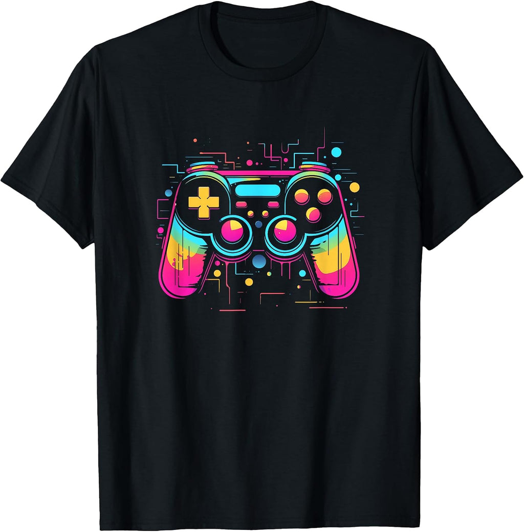 Retro Game Controller Gaming Video Game 80s Look for Boys T-Shirt