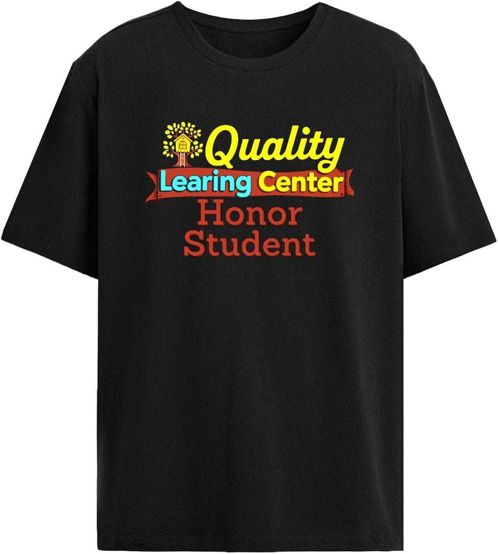 Quality Learing Center t Shirts for Mens Graphic Funny