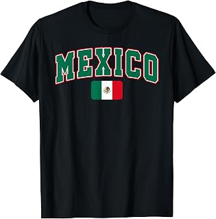 Mexico Flag Mexican Pride Design T-Shirt