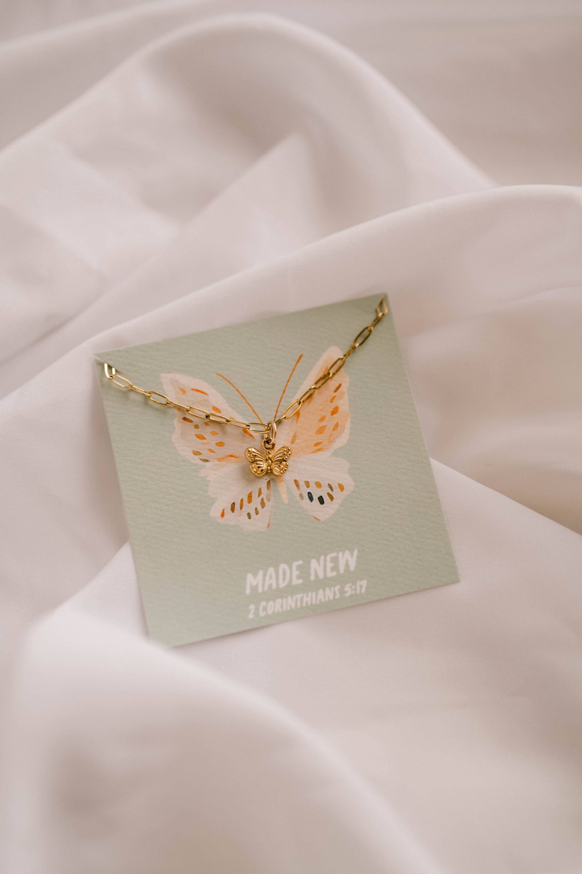 Made New Charm Necklace I Christian Jewelry