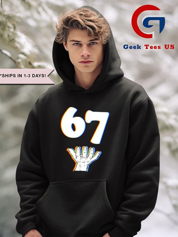 67 hands meme funny shirt