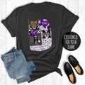 Custom School Spirit Football Mascot Collage Graphic Tee